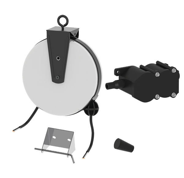 Manaras Opera Hoist-a-Matic manual override chain hoist for power outage operation