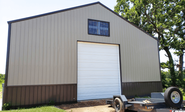 Raynor SteelPro Series non-insulated ribbed steel commercial sectional door